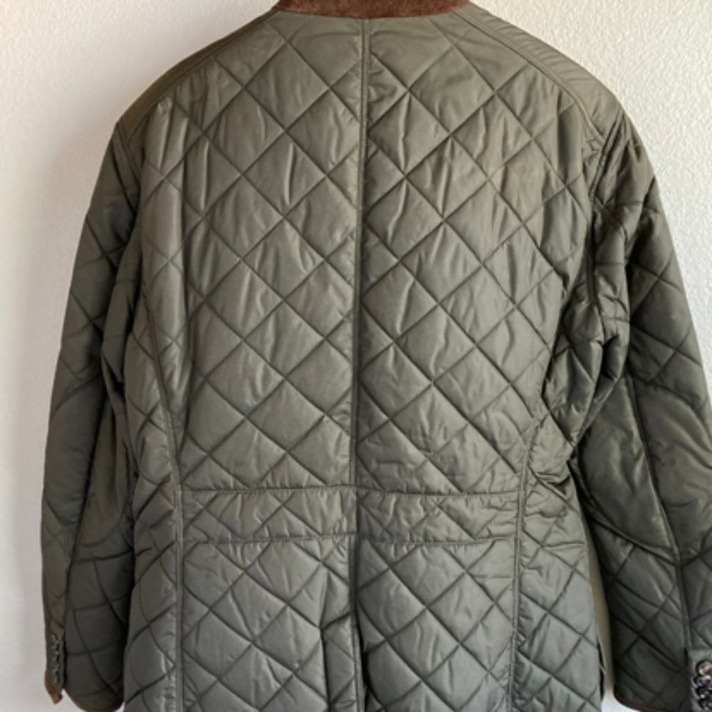 Polo Ralph Lauren Vintage Men's Medium Northfield Quilted Olive Jacket - Picture 5 of 16